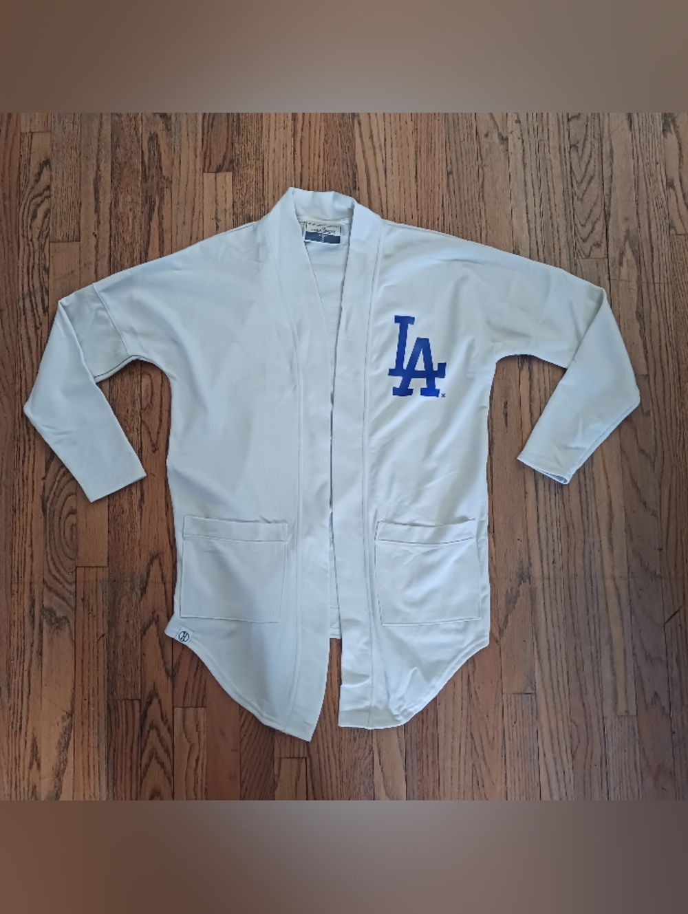 Holloway White Ladies Open-Front Cardigan Sweater